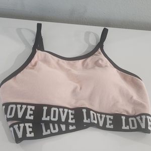 Soft  Pink Sports Bra Size 32